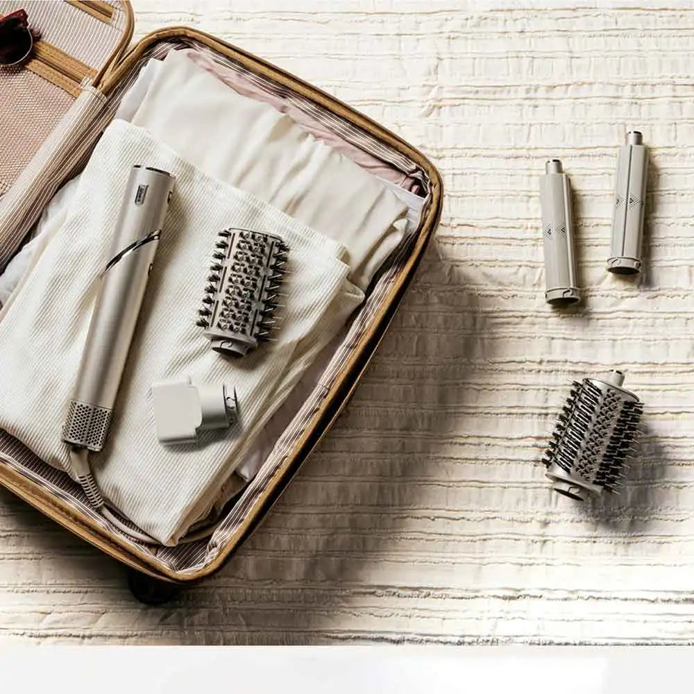 Shark HD430 5-in-1 Negative Ion Hair Dryer Salon Hair Curler Hair Straightener Comb Multifunctional Household  Original  Stone